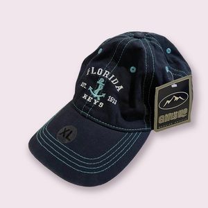 Florida Keys Prairie Mountain Embroidered Dad Hat Adjustable Strap Cotton NWT-XL